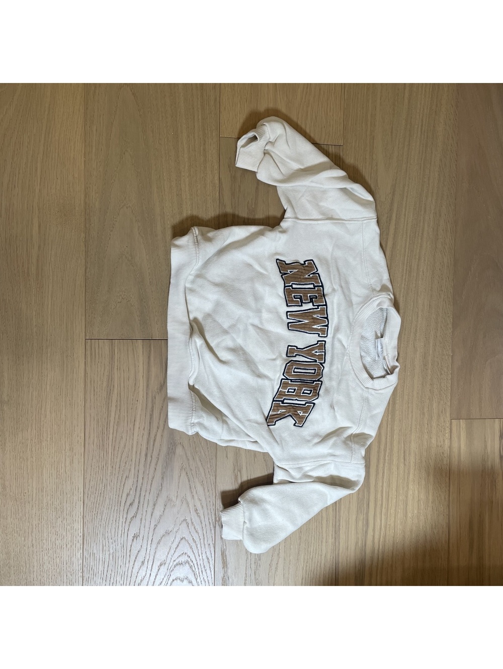 Zara Kids Cream Sweatshirt – Size 5T/5